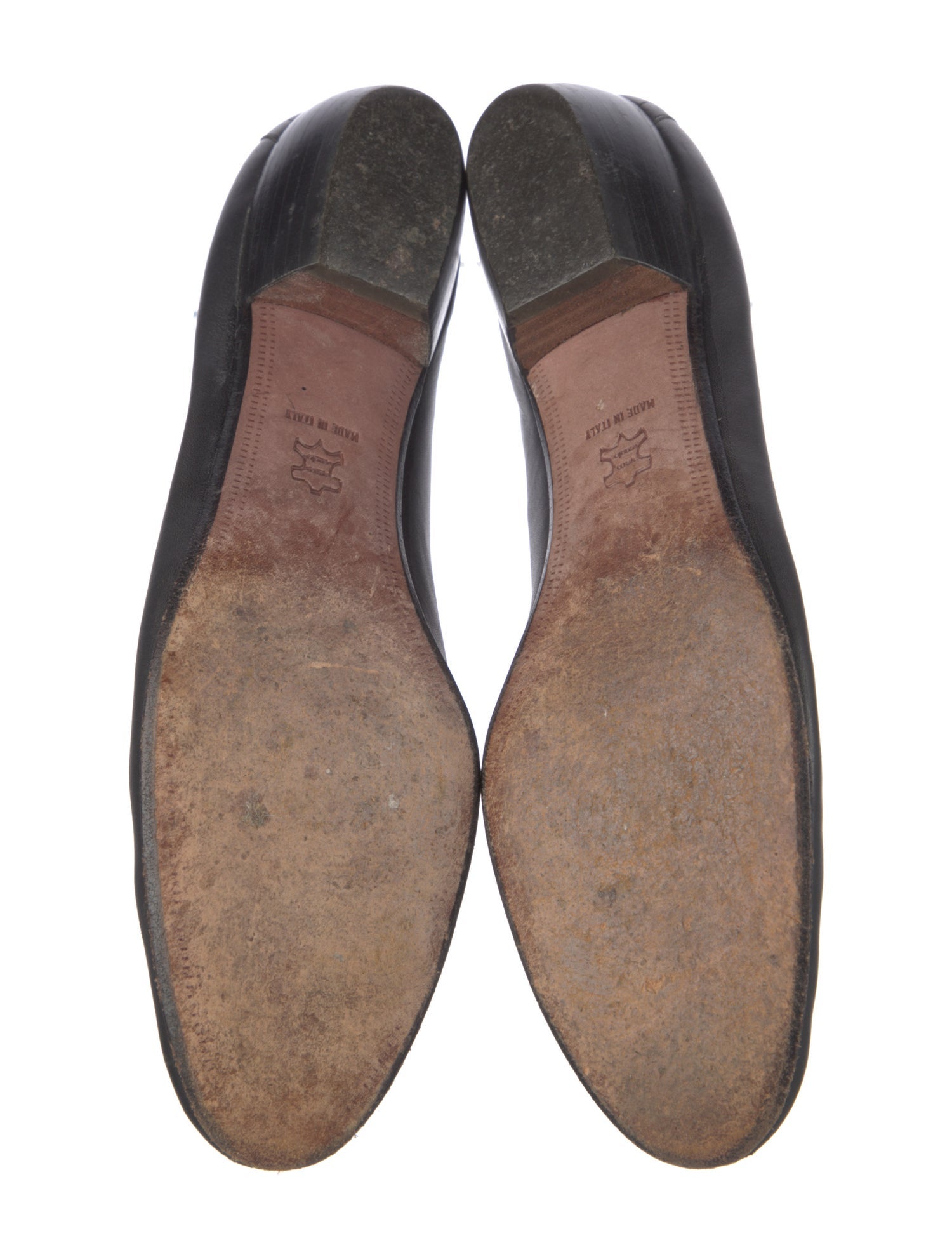 Salvatore Ferragamo Gancini Logo Leather Loafers